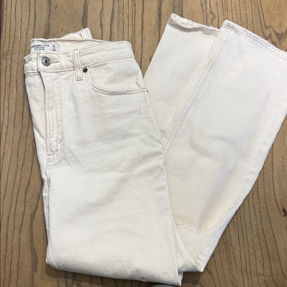 Abercrombie Denim Jeans (off white)